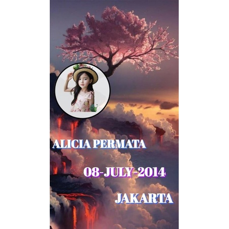 

Sticker photo sekalian nama,photo, dan tanggal lahir anda 0005