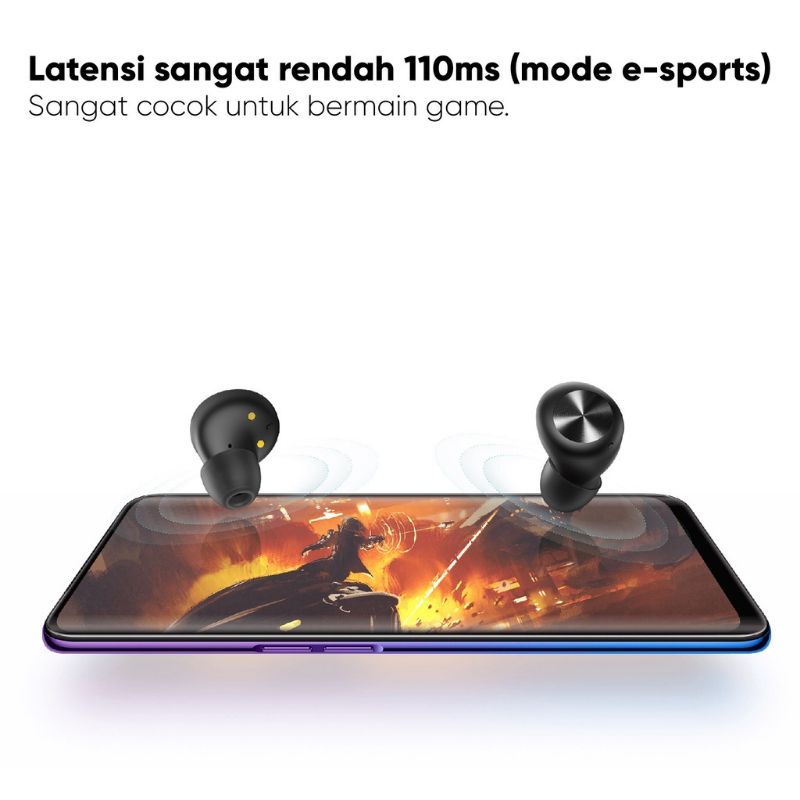 DIZO by realme TechLife GoPods D TWS Environment Noise Cancelation ( ENC )