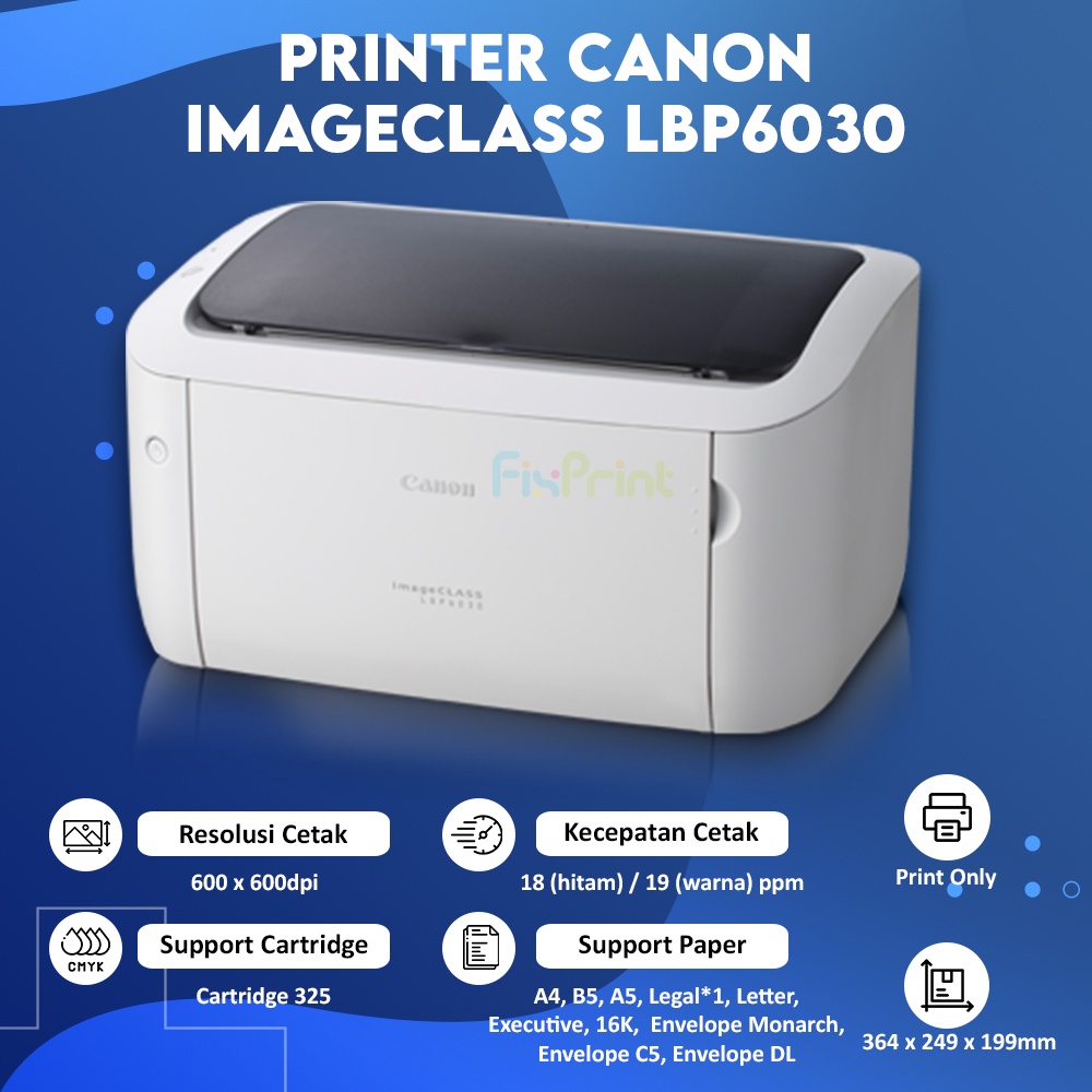 Printer Laserjet Canon LBP6030 imageCLASS LBP-6030 Toner Cartridge 325