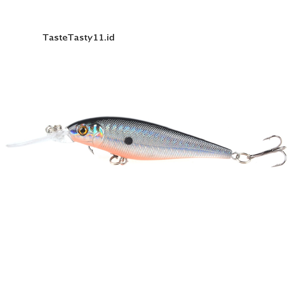 Tastetasty 1pc Umpan Pancing Ikan minnow Bahan Plastik Keras 11cm 10.5g 9#