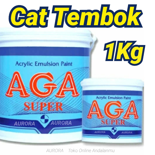 

Cat AGA SUPER Cet Tembok 1Kilo 1 Kg Bisa Untuk Gambar Dinding Mural, Grafiti, Lukis, dan lain lain.