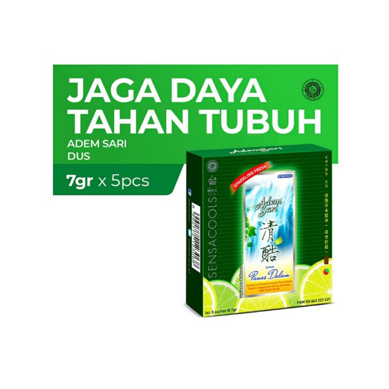 

Adem Sari Minuman Penyejuk 5 Sachet