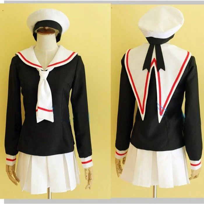 (Cardcaptore Sakura) Costume HIGH QUALITY Japan anime school uniform seifuku seragam jepang (Ky013c)