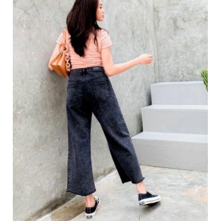 CELANA KULOT JEANS RAWIS no.27