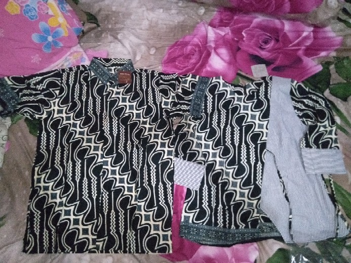 Maura Couple - Sania Ruffle Batik Couple Ori Ndoro Jowi Garansi Termurah Shopee - Batik Modern Solo