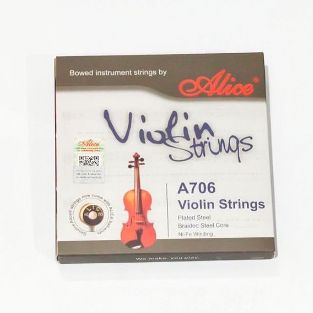 Senar biola Alice A706 violin strings Alice 706 senar Alice tujuh kosong ENAM