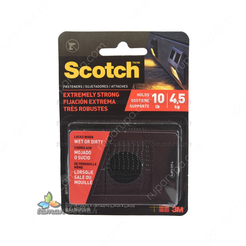 

3M EXTREME FASTENER PENGIKAT VELCRO2.5X2.5CM