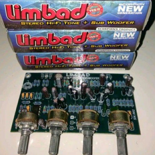 Tone Control stereo LIMBAD Plus Subwoofer by Scorpion Kit
