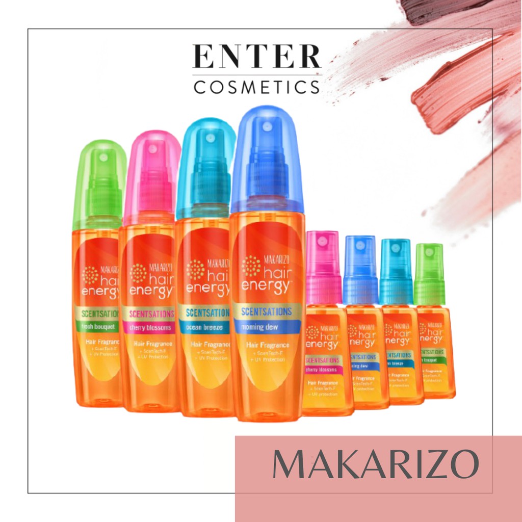MAKARIZO Hair Energy Scentsations Hair Fragrance 30mL 100mL | Parfum Rambut Mist Perfume