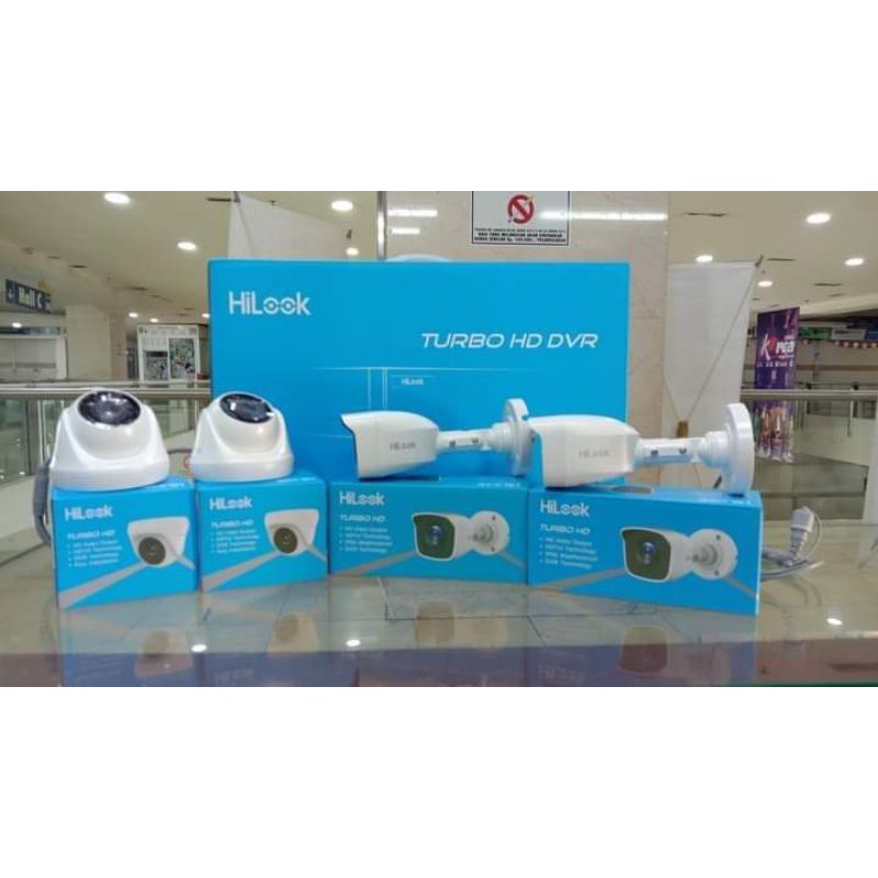 PAKET CCTV HILOOK 8 CHANNEL 5 KAMERA HILOOK 2MP 1080P