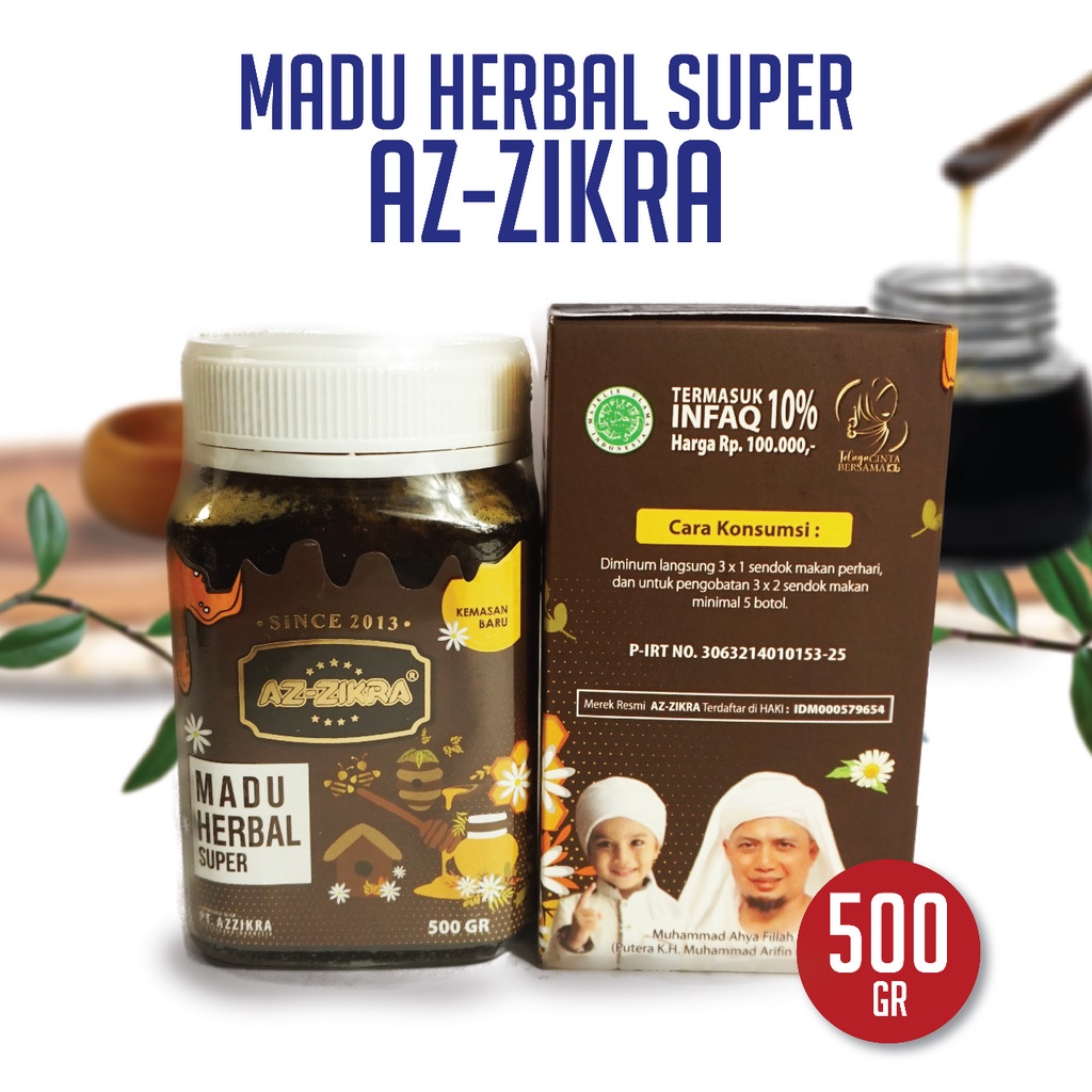 

Madu Herbal Super Azzikra Az-zikra 500gram