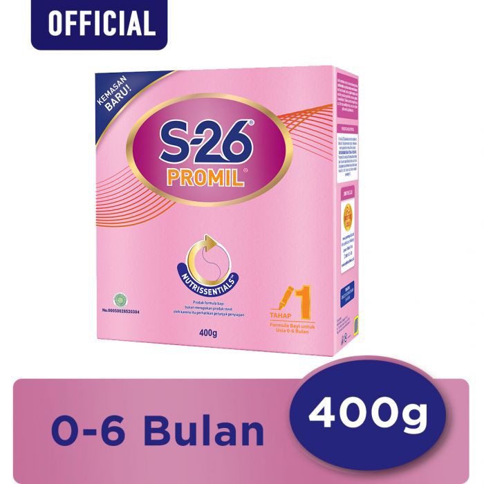 S26 promil tahap 1 &amp; tahap 2 400gr