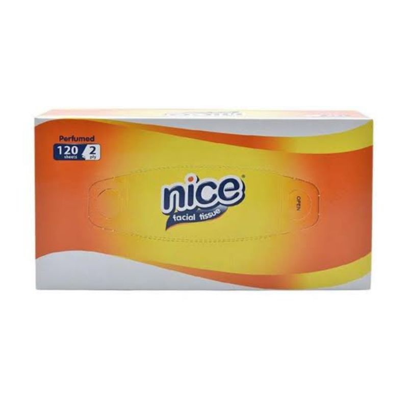 TISSUE FACIAL NICE  | TISSUE NICE ROLL | 180, 120, 250 SHEET 2PLY | NICE TISIU WAJAH-120s kotak