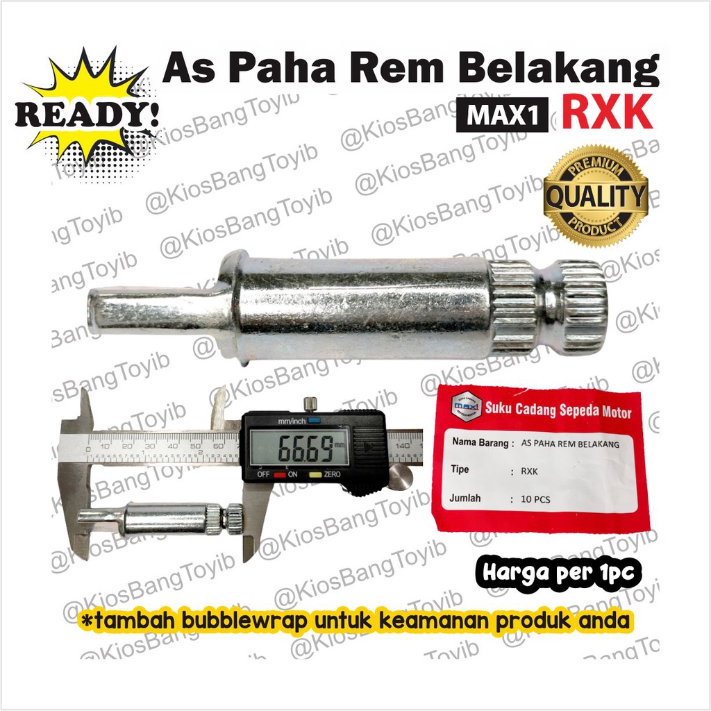 As Paha Rem Belakang RXK RX King Old New RXZ Scorpio (MAX1)