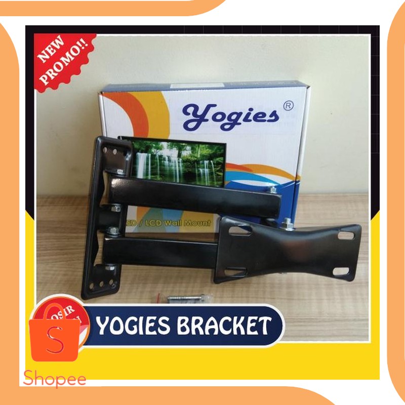 

Promo parts BRACKET TV SWIVEL 4 ARAH KUAT - UNTUK UKURAN 19 - 40 INCH - YO Diskon