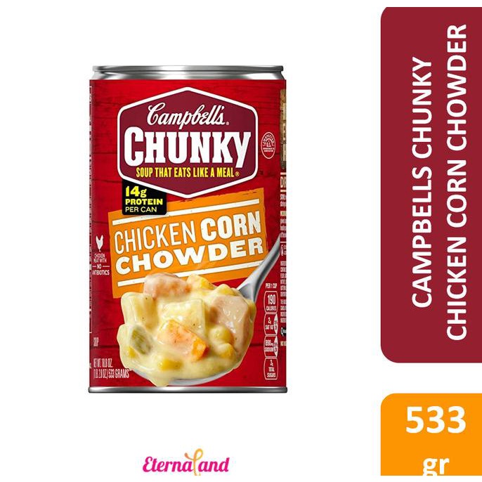 

Campbell'S Chunky Chicken Corn Chowder - Sup Instant Ayam Jagung