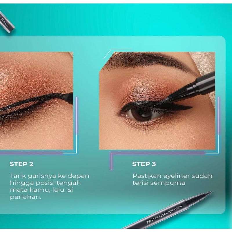 ✿ELYSABETHME✿ Wardah EyeXpert Perfect Precision Liner untuk garis mata anti luntur