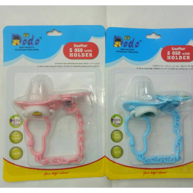 Empeng Dodo Dan Rantai Empeng Soother With Holder