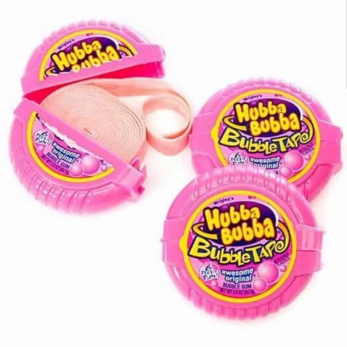 

HUBBA BUBBA GUM PERMEN KARET ROLL 125 CM IMPOR USA - TANGY TROPICAL