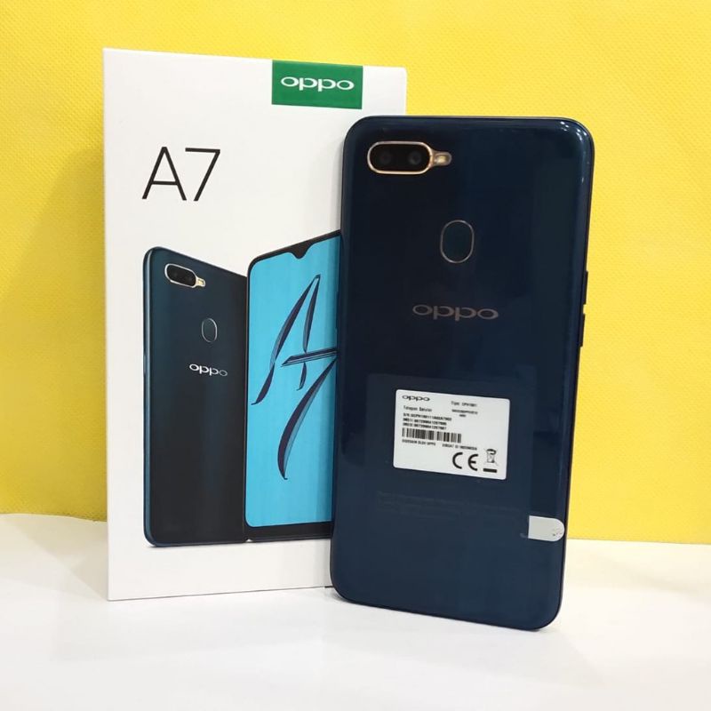 OPPO A7 RAM 4 ROM 64 SECOND ORIGINAL GARANSI RESMI
