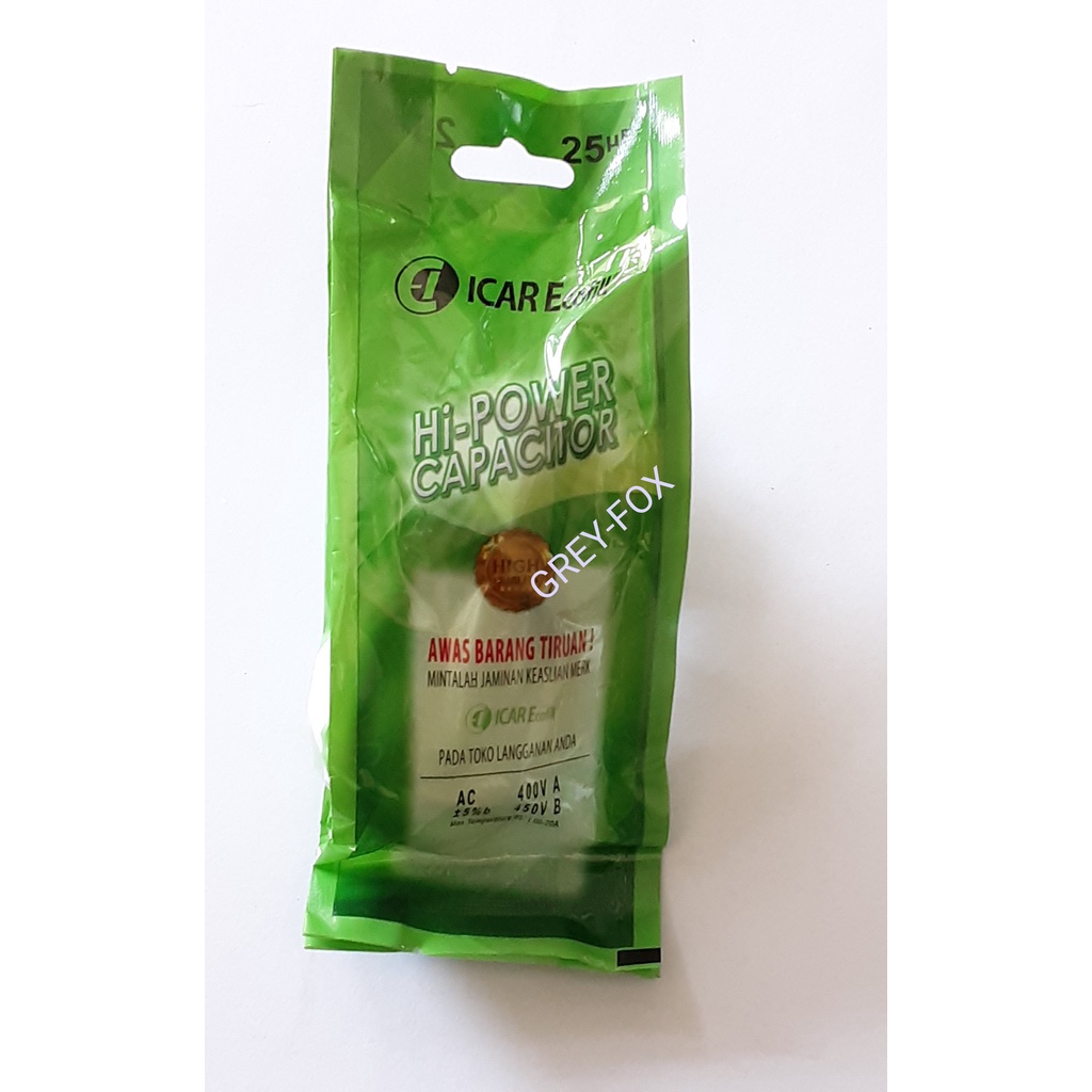 KAPASITOR BULAT KABEL ICAR Ecofill