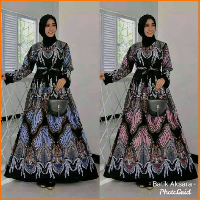 Ori Naura Gamis Terbaru 2020 Parang Cape Gamis Batik Baju Pesta Ethnic Elegant Moderen Modis Trendy Shopee Indonesia