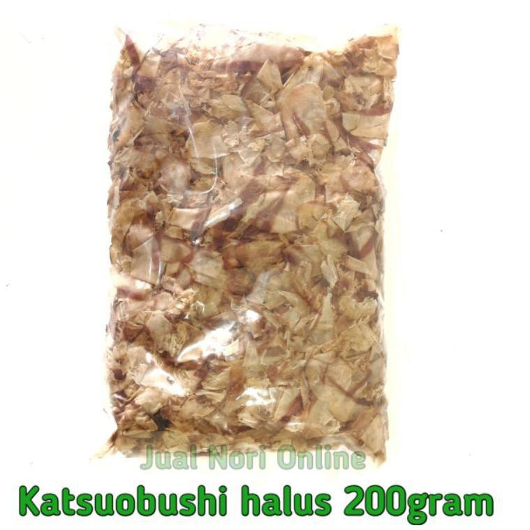 

(SEDANG DISKON) Katsuobushi @200gram lokal halus - ikan Cakalang asap serut, takoyaki