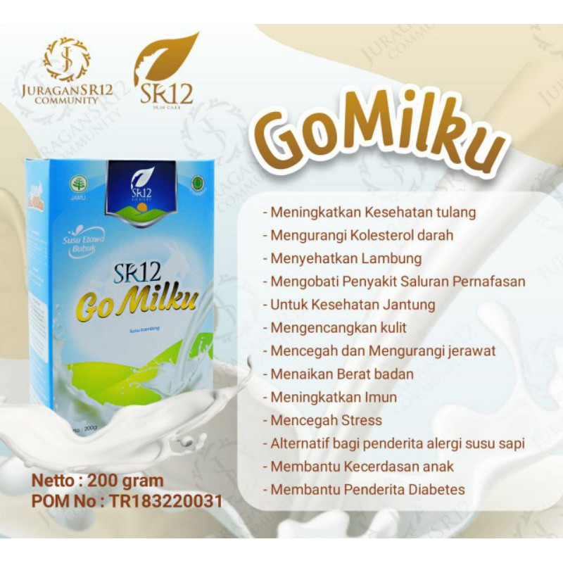 

Susu kambing etawa GOMILKU SR12