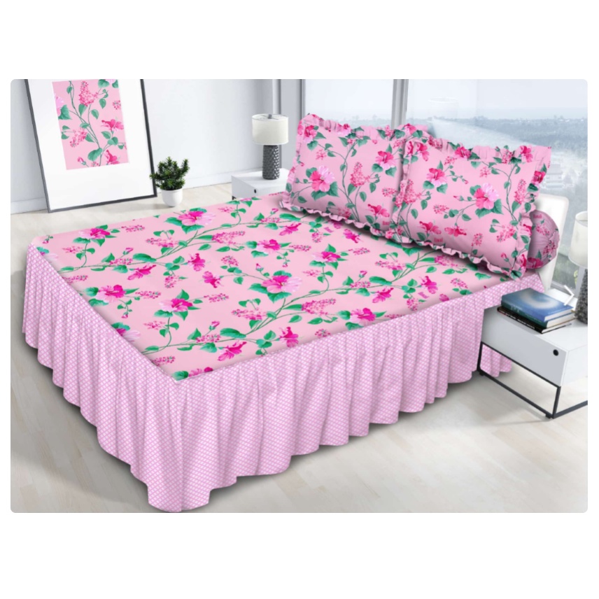 1 KG - Sprei RUMBAI 180x200 HAWAI motif Celine Candy Breeze Bubble - King 180 SP P3 Hawaii