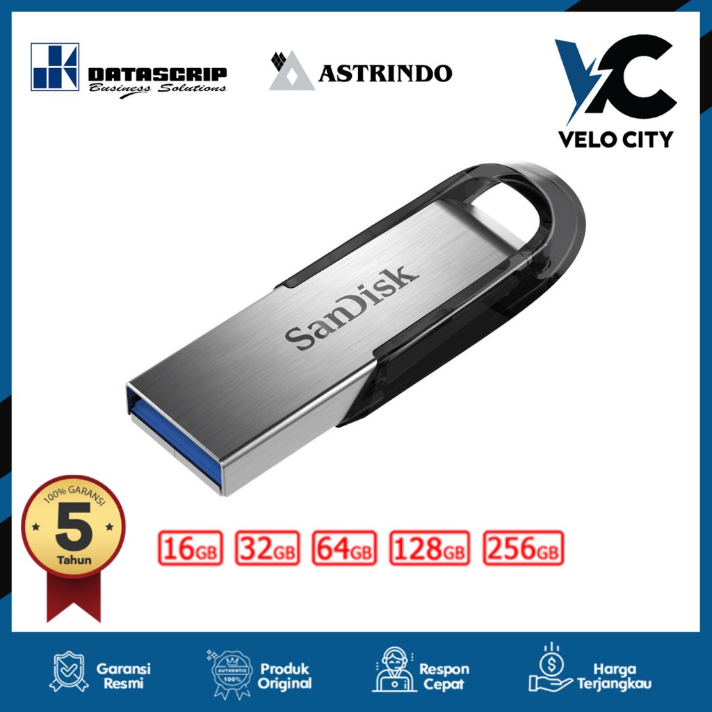 SanDisk Ultra Flair USB 3.0 Flash Drive 128GB up to 130Mbps (CZ73)