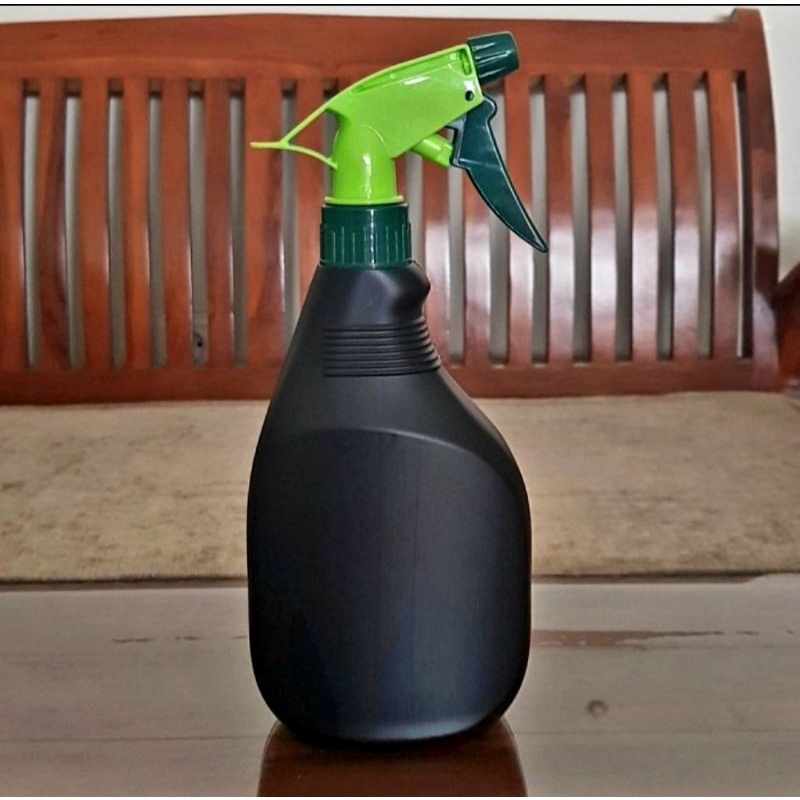 BOTOL SPRAY 500 ML HDPE HITAM / BOTOL KISPRAY 500 ML HITAM HDPE