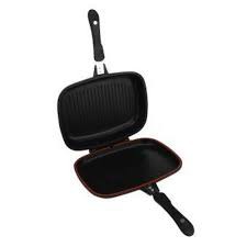 FINCOOK Smart Multi Grill Double Pan 32 Cm Non Stick Coating Anti Lengket SMP 3204TF