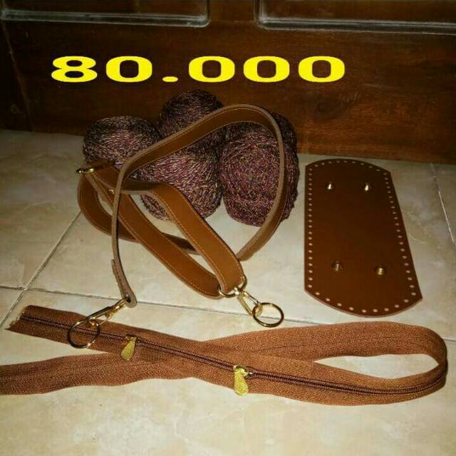 

Paket tas coklat muda