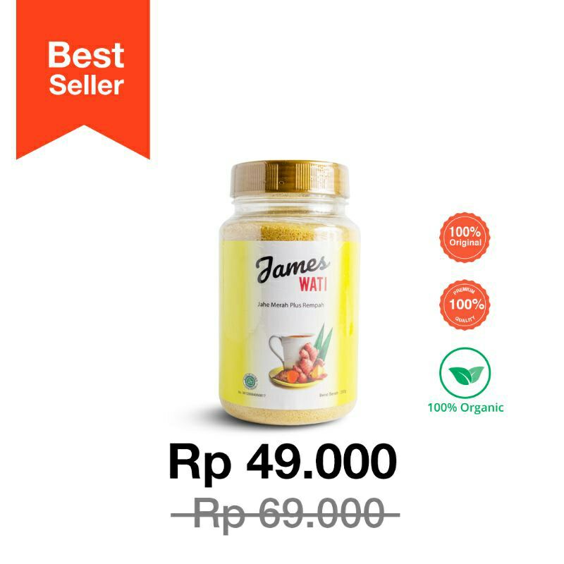

Jahe merah instan plus rempah JAMESWATI 250 gr