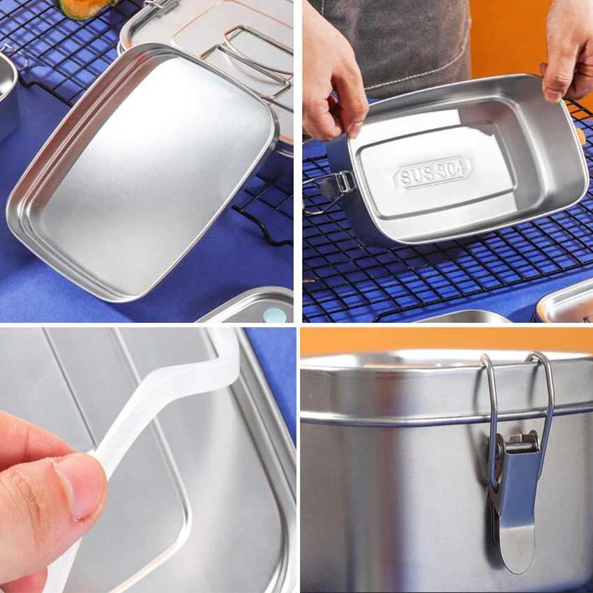 TD-DA HOUSEEN Kotak Makan Bento Lunch Box Stainless Steel - HS233