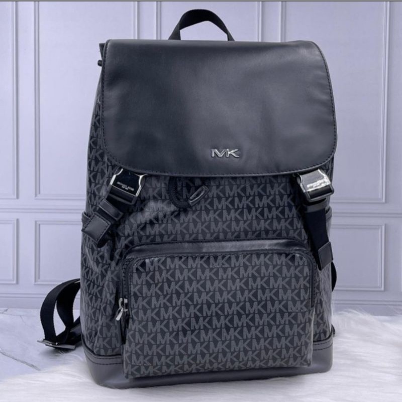 Tas michael kors cooper rucksack backpack black grey asli