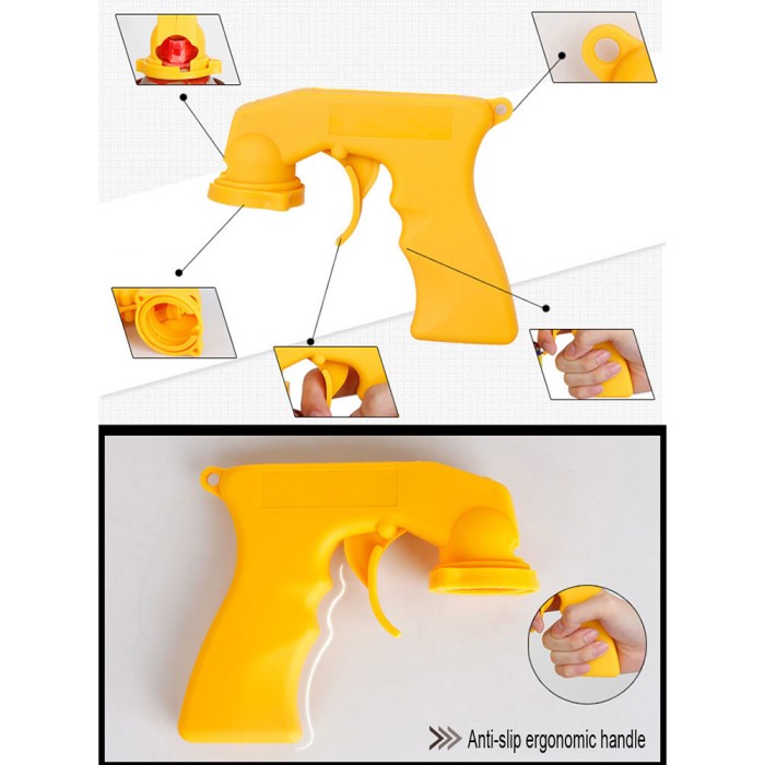 Spray Gun Handle Full Grip Alat Bantu Cat Semprot Aerosol Pilox