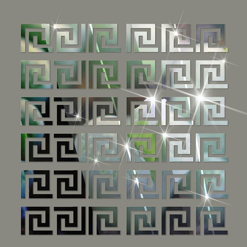 wall stiker mirror Puzzle Labyrinth labirin type A impor hiasan dinding cermin