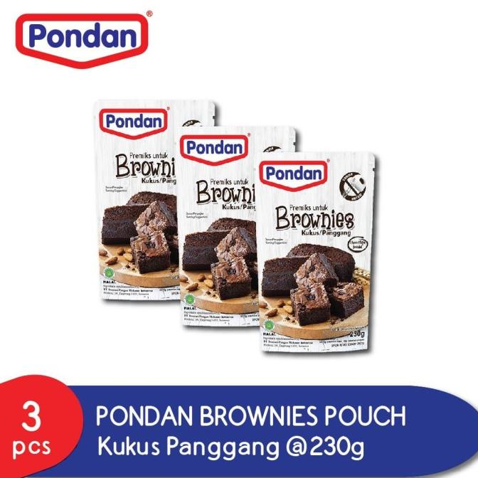 

TERBARU Pondan Brownies Kukus Panggang (3 Pouch)