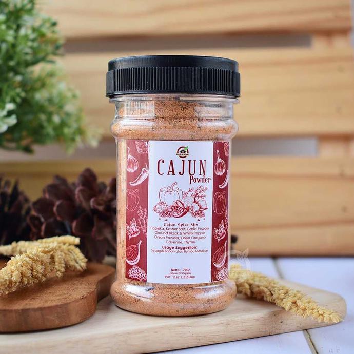 

House Of Organix Cajun Spices Powder ( Bumbu Cajun ) 70 Gr