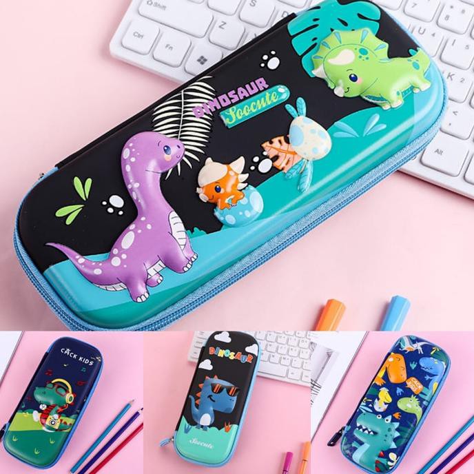

KOTAK PENSIL HARD CASE 3D DINOSAURS ANAK SEKOLAH - DINO COOL