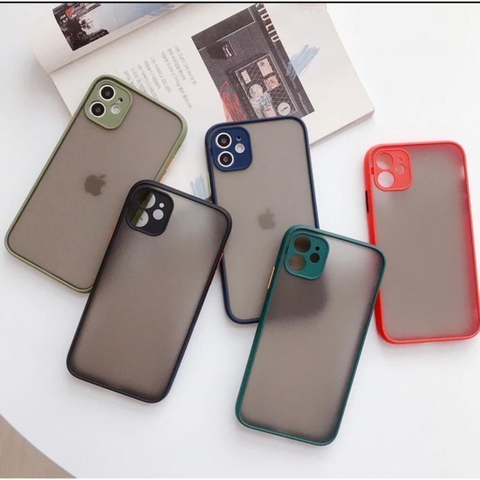 Soft Case Apple Iphone X / Iphone Xs Iphone XR Iphone Xs Max All Series My Choice Aero Color Button Matte Camera Frame