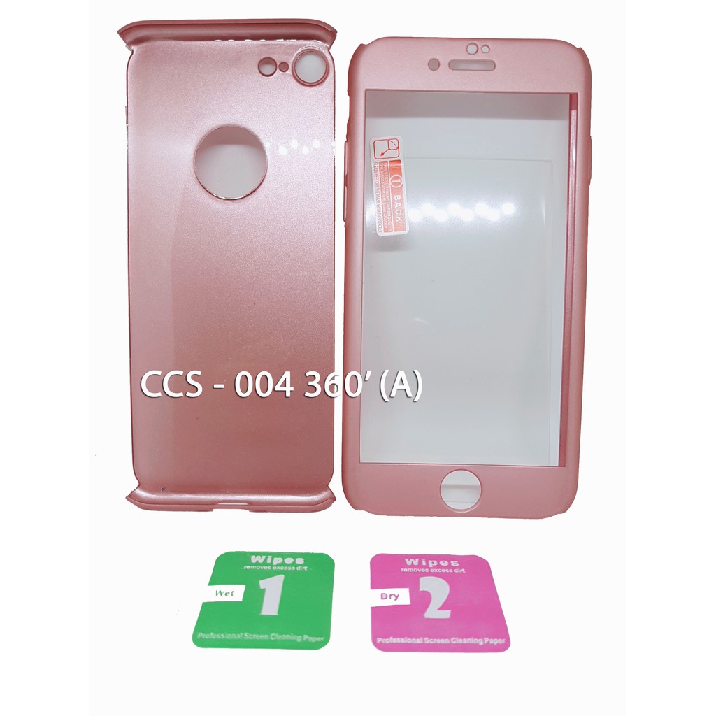 CASING IPHONE 7 &amp; 7 PLUS 360' (CCS - 004) Free Tempered Glass