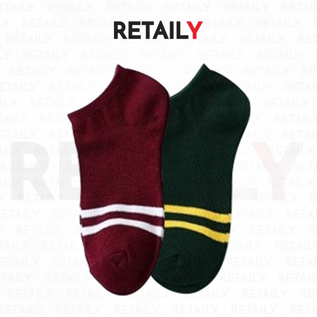 Retaily Kaos Kaki Ankle Polos Wanita KaosKaki Pendek Korea  Short Socks