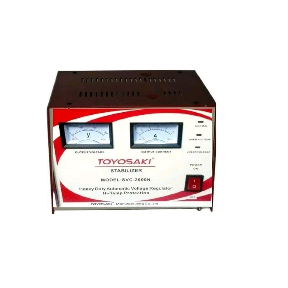 Stabilizer Toyosaki 2000Watt 2000w - Toyosaki SVC-2000 Stabilizer 2000 Watt Stabilizer 2000Watt