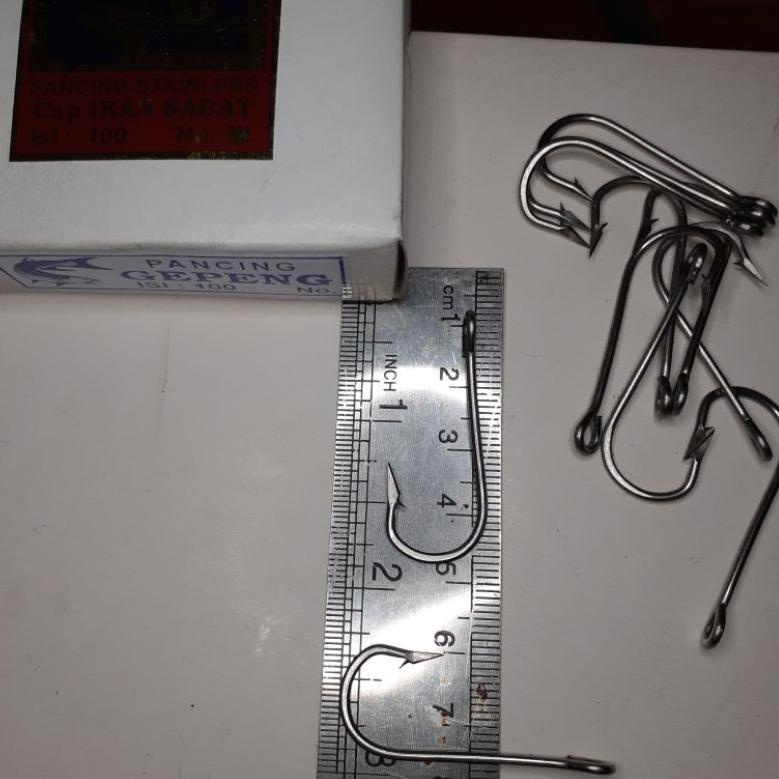 ✥Sale➴ Pancing/ Kail stainless Fishing KTM (kateem) No.7,8,9,10,11isi (100pcs) 62 ➴