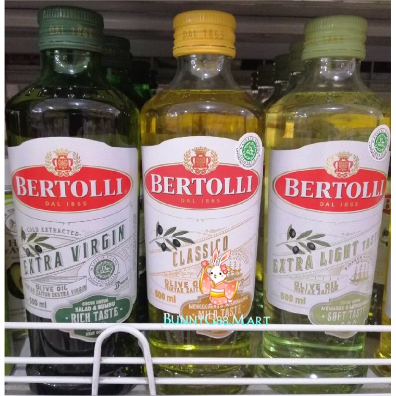 

[PROMO ] BERTOLLI EXTRA VIRGIN OLIVE OIL 500ml/MINYAK ZAITUN/MINYAK OLIVE