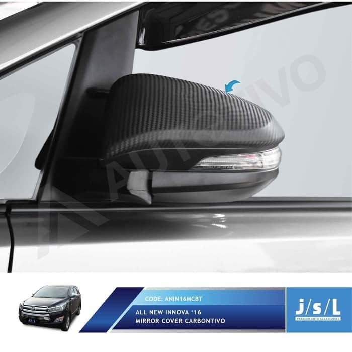 JSL Cover Spion All New Innova 2016 Mirror Cover Carbontivo  JSL
