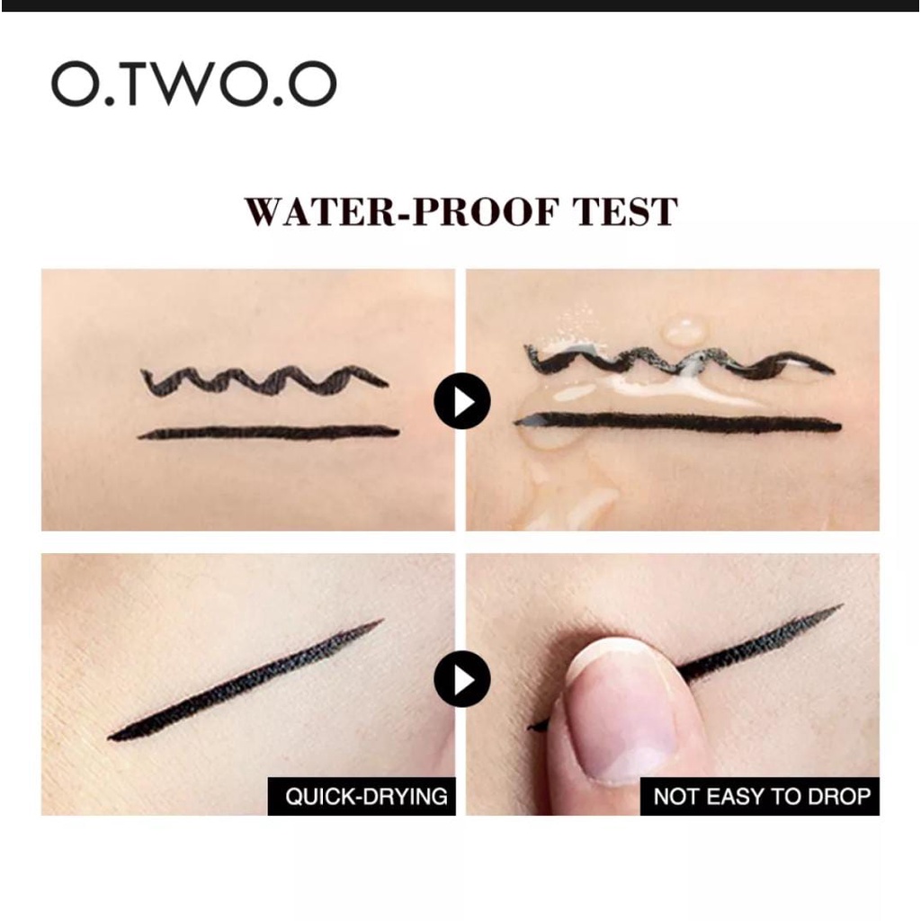 rcsbeauty - O.TWO.O eyeliner 2in1 wing stamp otwoo eyeliner cair wing stamp
