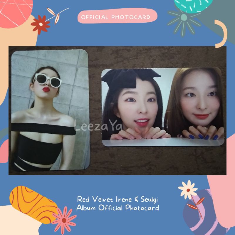 PC Red Velvet Irene & Seulgi Monster Top & Base note official photocard